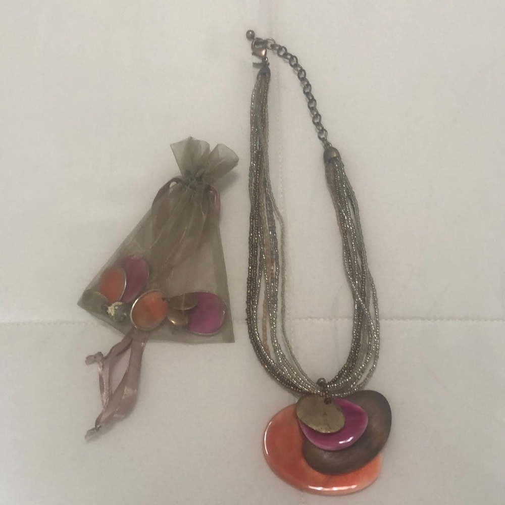 Chico’s Multicolored Necklace & Earrings Bundle